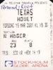Texas concert ticket