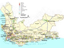 Western Cape map